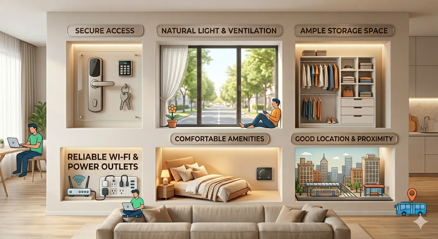 Top Features to Look for in a Rental Room